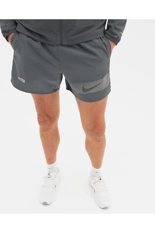 Nike Grey Dri-FIT Challenger Flash 5 Inch Brief Lined Running Shorts