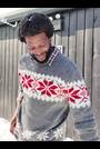 FatFace Shelter Snowflake Fairisle Crew Neck Knitted Jumper - Imagen 2 de 6