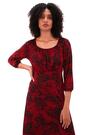 Roman Red Floral Print Stretch Jersey Dress - Image 2 of 6