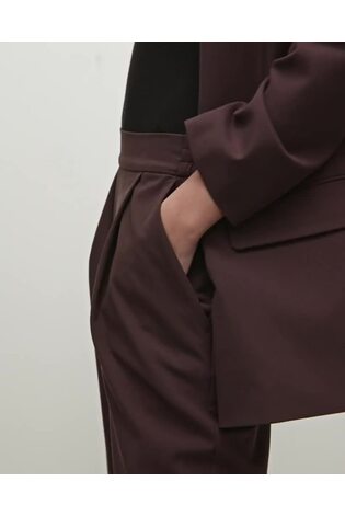 AllSaints Brown Aleida Tri Trousers - Image 2 of 6