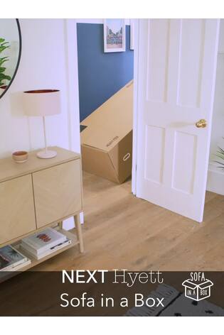 Soft Texture Light Natural Delia Compact 2 Seater 'Sofa In A Box' - Image 2 of 10