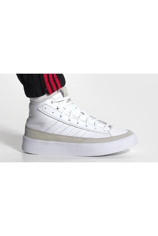 Buy adidas White Sportswear Znsored Hi Trainers from Next