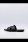 Dune London Black Incense Saffiano Emboss Sandals - Image 2 of 6