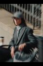 Grey N.Premium Wool Rich Maxi Crombie Coat - Image 2 of 7