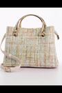 Dune London Cream Dinkydorrien Mini Metal Handle Tote Bag - Image 2 of 7