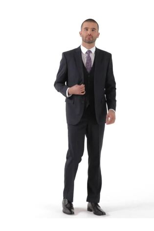 Skopes Blue Tailored Fit Romulus Sustainable Suit: Jacket - Image 2 of 5