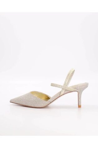 Dune silver shoes hotsell