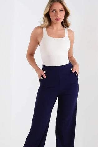 High waisted trousers quiz clearance
