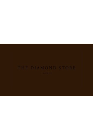 The Diamond Store Blue Topaz 7 x 5mm and 9K White Gold Earrings