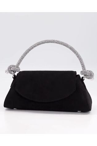 Buy Dune London Black Brynley Diamante Tubular Hand Bag from Next USA