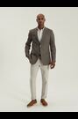 Skopes Brown Tailored Fit Jamie Semi Plain Blazer Jacket - Image 2 of 7