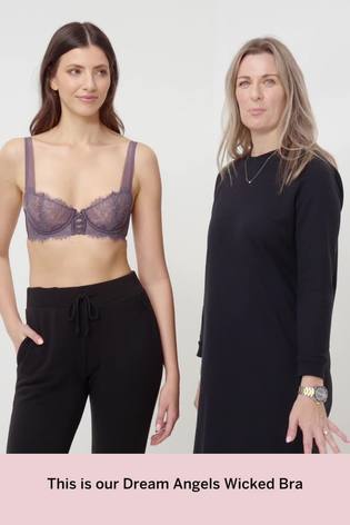 Wicked Rose Pink Lace Unlined Balcony Bra - Image 2 of 5
