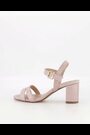 Dune London Gold Wide Fit Merisa Block Heel Sandals - Image 2 of 8