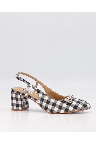 Dune London Black Standard Fit Wide Fit Cassie Snaffle Open Court Sandals - Image 2 of 5