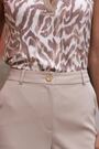 Sosandar Natural Fluid Wide Leg Trousers - Image 2 of 6