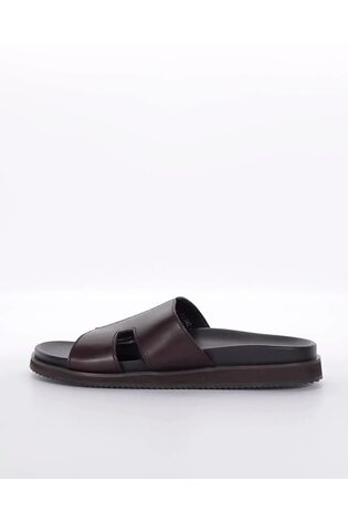 Dune London Brown Insight Chunky Sole Footbed Sandals