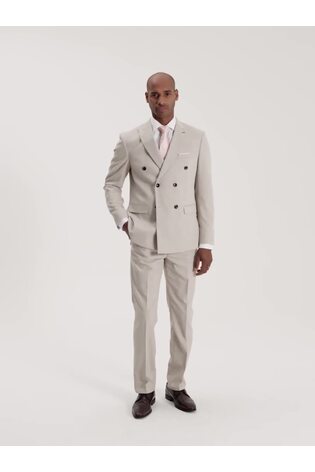 Skopes Natural Double Breasted Tailored Fit Redding Suit Jacket - Image 2 of 8
