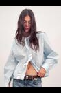Lace Ruffle Detail Cotton Shirt - Bild 2 von 6