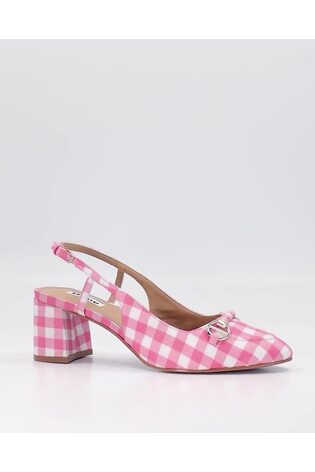 Dune London Pink Regular Fit Wide Fit Cassie Snaffle Open Court Sandals - Image 2 of 5