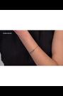 Karen Millen Silver Tone Crystal Baguette Bracelet - Image 2 of 6