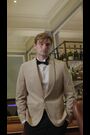 Harry Brown Natural Leo Velvet Tuxedo Dinner Jacket with Shawl Lapel Detail - Image 2 of 13