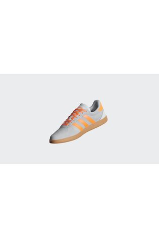 adidas Grey/Orange Breaknet Sleek Trainers - Image 2 of 10