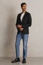 Reiss Navy Oscar Regular-Fit Single-Breasted Wool-Blend Suit Blazer - Image 2 of 11