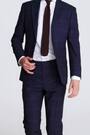 MOSS Tailored Fit Navy Black Check Suit: Jacket - Image 2 of 6