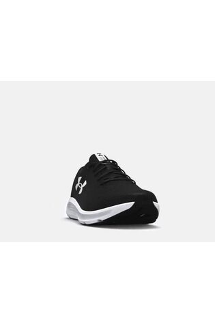 Under Armour Jet Black Charged Pursuit 3 Trainers