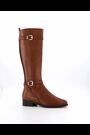 Dune London Natural Standard Fit Tepi Branded Trim Knee High Boots - Image 2 of 6