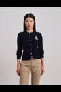 Lauren Ralph Lauren Ralhan Cable Knit Chest Logo 100% Cotton Cardigan - Image 2 of 9