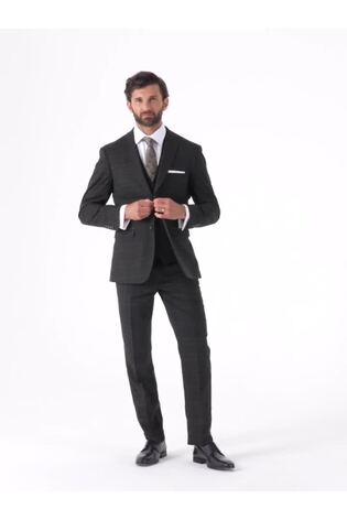 Skopes Green Casey Suit Tailored Jacket Windowpane Check - Image 2 of 5 Skopes Green Casey Suit Tailored Jacket Windowpane Check - Image 2 of 5