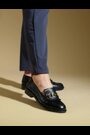 črna - Jones Bootmaker Tricia Usnjeni mokasini - Slika 2 iz 7