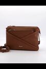 Dune London Brown Dalliance Small Pocket Front Cross-Body Bag - Image 2 of 6