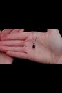 The Diamond Store 9K White Gold Sapphire 7 x 5 mm Pendant Necklace - Image 2 of 3
