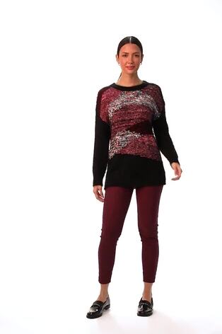 Roman Red Fleece Lined Stretch Bengaline Trousers - Image 2 of 6