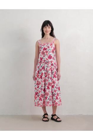 Seasalt Cornwall Red Alabaster Midi Dress - Image 2 of 8