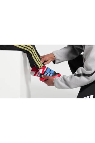 adidas Black Marvel Spider-Man Grand Court Hook and Loop Infant Trainers - Image 2 of 17