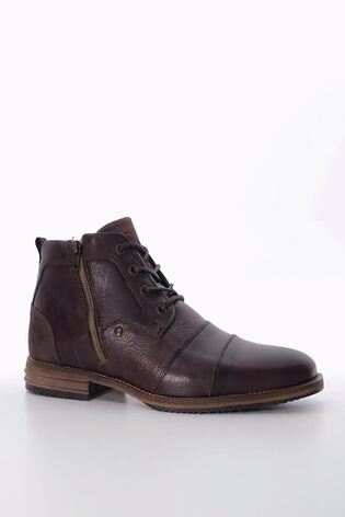 Dune captain toecap boots tan new arrivals