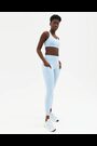 Nike Light Blue Swoosh Medium Support Padded Sports Bra - Image 2 of 8