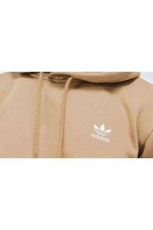 adidas Originals Brown Trefoil Essentials Hoodie - Image 2 of 7
