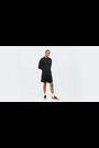 Negro - adidas Originals Trefoil Essentials Long-sleeve Top - Imagen 2 de 5