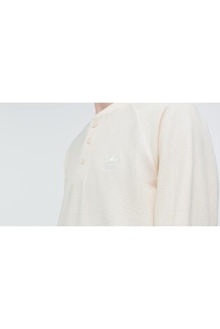 Natural - adidas Originals Trefoil Essentials Long-sleeve Top - Imagen 2 de 7