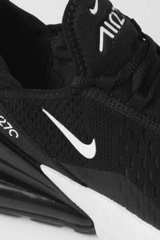 Nike Black/White Air Max 270 Trainers - Image 2 of 13