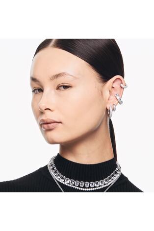 Swarovski Silver Plated Hoop Earrings - Image 2 of 10