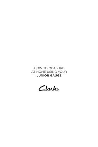 Clarks Black Multi Fit Scape Sky Kids Shoes
