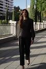 Sosandar Green Ribbed Puff Sleeve Jumper - Image 2 of 6
