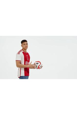 adidas White Football Shirt - Image 1 of 1