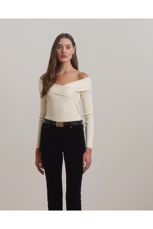 Lauren Ralph Lauren Off The Shoulder Knitted Top - Image 2 of 2