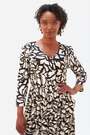 Roman Black Petite Floral Buttoned Dress - Image 2 of 6